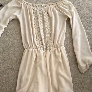 Cream Romper from Francessca’s